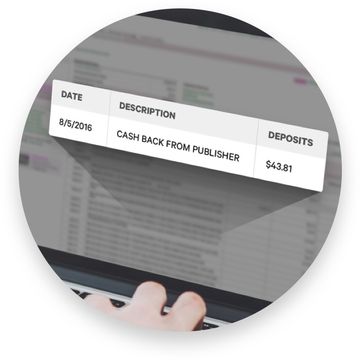 Card Linked Offers Cash Back Notification